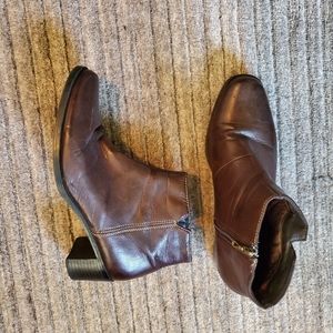 Sporto brown leather ankle boots size 8.5